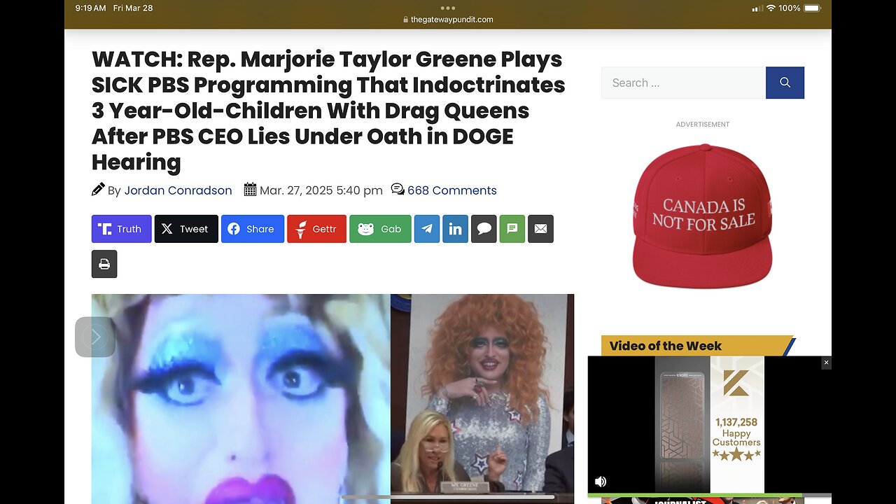 Rep. Marjorie Taylor Greene Plays SICK PBS Programming That Indoctrinates 3 Year-Old-Children