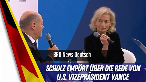 Olaf Scholz zeigt sich empört über die Rede von U.S. Vizepräsident J.D. Vance