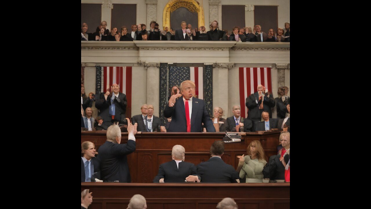 Democracy Under Siege: Radical Leftists Disrupt Trump's First Congress Speech of His Second Term