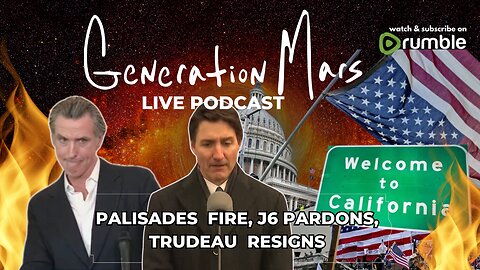 Palisades Fires, Fidel Castrate Jr. Resigns, J6 Pardons -GMP LIVE- Wed 6PM (pst)