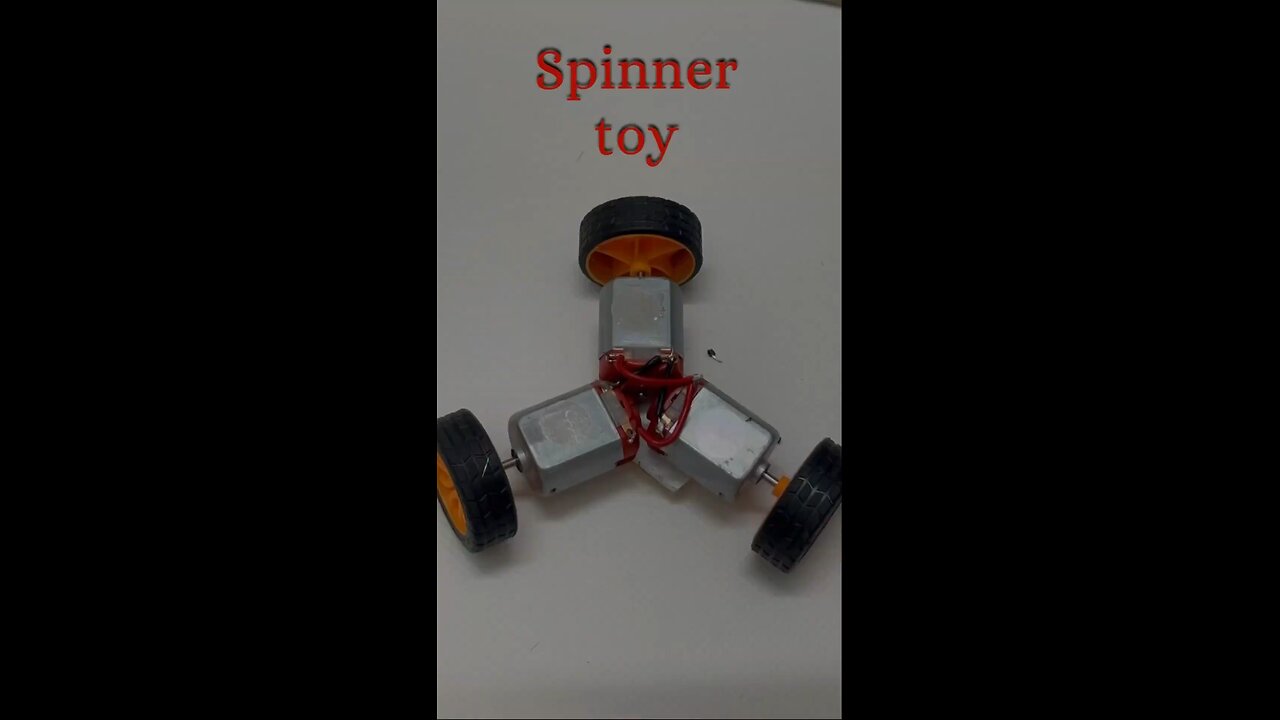 Homemade Spinner Toy Using DC Motors