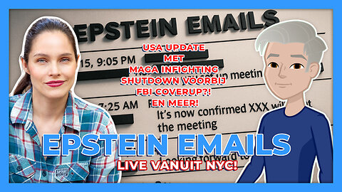 📧 EPSTEIN EMAILS 📧 - ZONDAG MET LONNEKE & DIRK🇺🇸