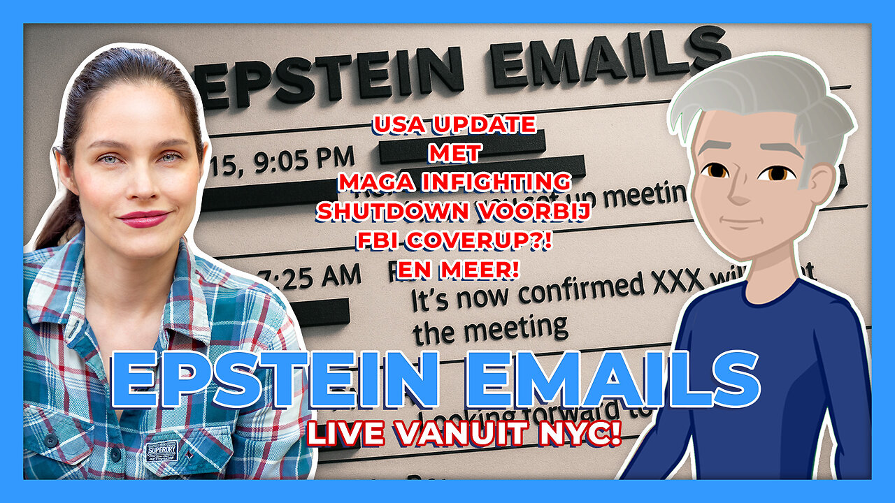 📧 EPSTEIN EMAILS 📧 - ZONDAG MET LONNEKE & DIRK🇺🇸