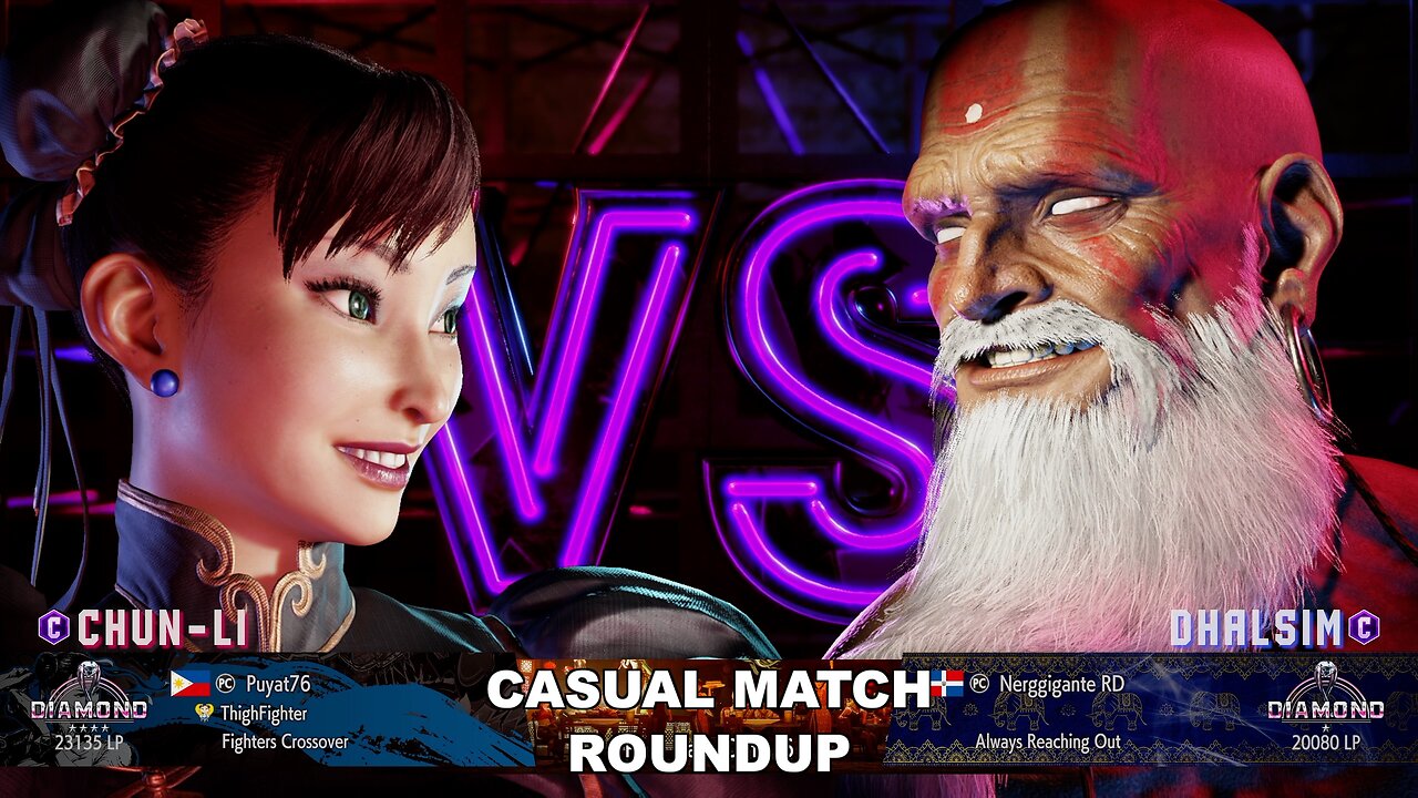 Kuya Kalbo SF6 Casual Match Roundup. Chun Li 4 star Diamond Rank [Hori Fight Stick]