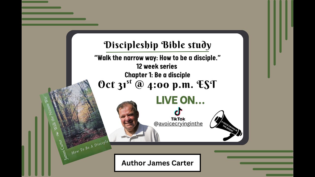 Walk the narrow way Ch 1 Be A Disciple!