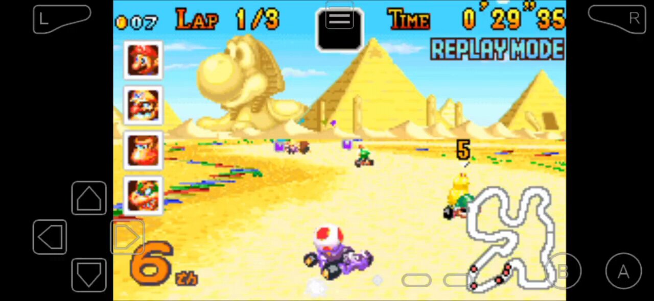 Mario Kart: Super Circuit - Yoshi Desert Walkthrough (150cc)