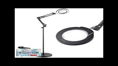 VEVOR 5X Floor Magnifying Glass with Light and Stand LED 5 Color Review