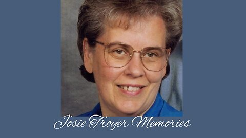 Josie Troyer Burial 10-13-2001