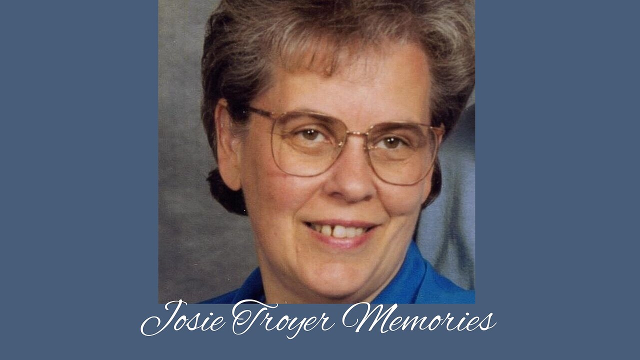Josie Troyer Burial 10-13-2001