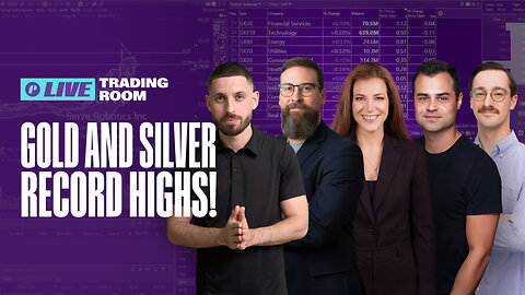Live Trading: EU Bazooka vs Trump Tariffs! 🌍 Gold & Silver Record Highs 📈 | NFLX IBKR UAL (Jan 20)