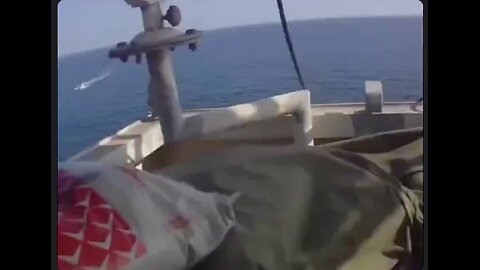 Cargo ship security officers fight off pirates attempting to board their ship
