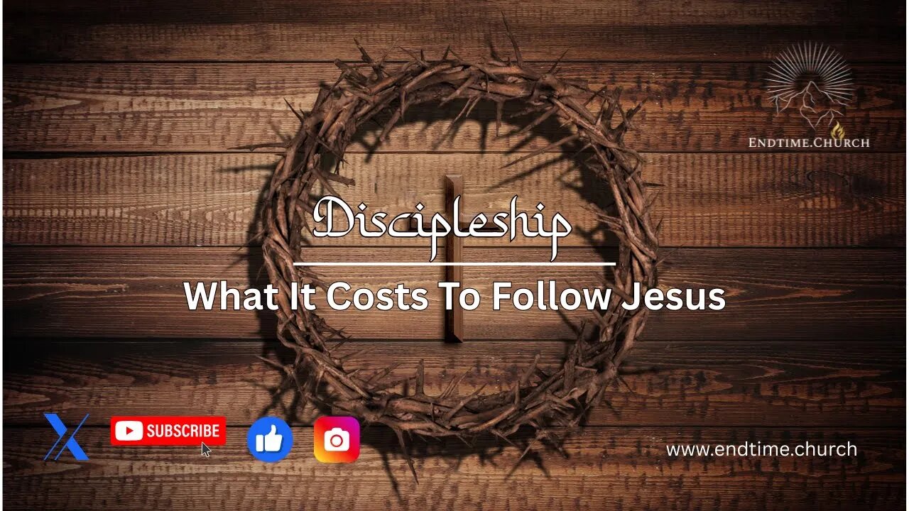 Discipleship: What It Costs to Follow Jesus (Live Service 2025 October 27)