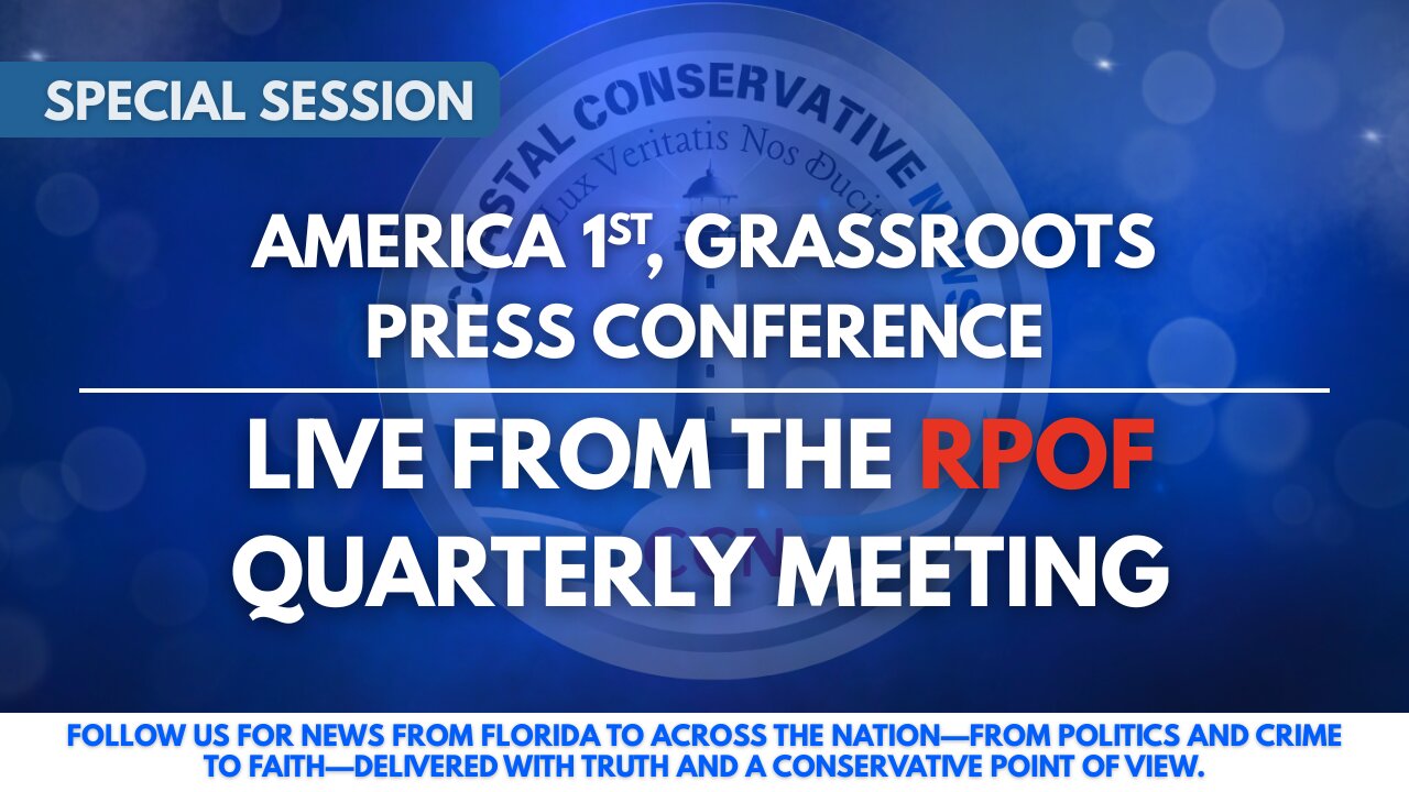 America 1st, grassroots press conference, live from the RPOF quarterly meeting
