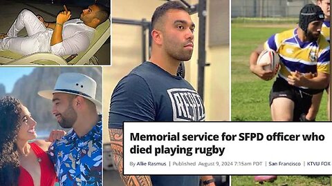 MANDATED SF COP DROPS DEAD WHILE PLAYING RUGBY!