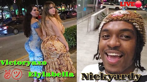 Nickyardy with VictoryaXO and Elylabella Best Big Booty PAWG Challenge With Fans Shocks Everyone