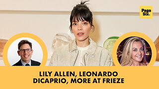 Mick Jagger, Leonardo DiCaprio and Madonna eye art while single Lily Allen mingles at Frieze London