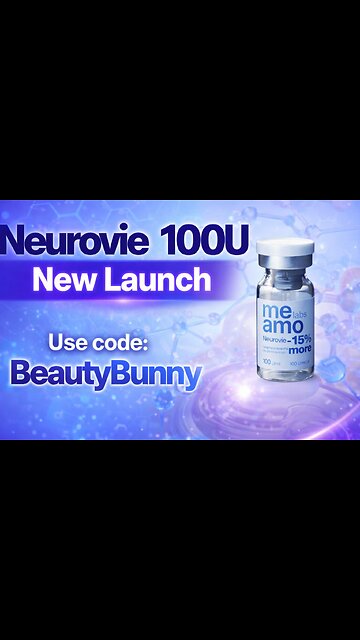 DIY New Product launch Neurovie 100U www.meamolabs.com. Promotion code: BeautyBunny💸