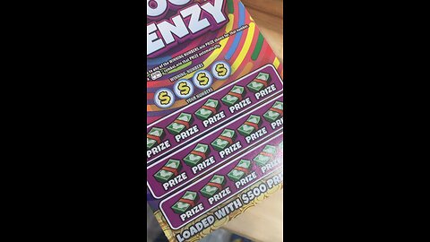 $500 Frenzy! #LotteryTicket #ScratchOffTicket