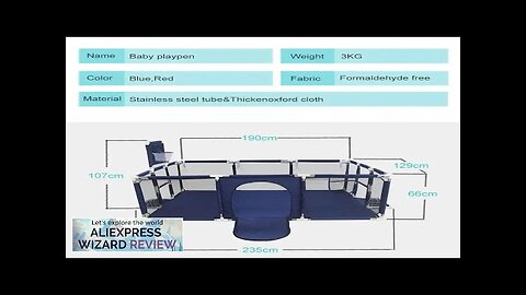 IMBABY Playpen For Children Multiple Styles Baby Pool Balls Bed Fence Kids Review