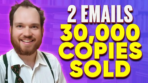 Learn How 2 Emails Sold 30,000 Book Copies with Celebrity Ghostwriter and Writing Coach Joshua Lisec