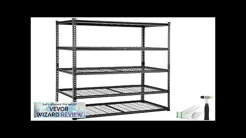 VEVOR Storage Shelving Unit 5-Tier Adjustable 2000 lbs Capacity Heavy Duty Garage Review