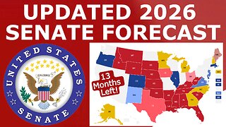 Updated 2026 Senate Map Prediction (October 7, 2025)