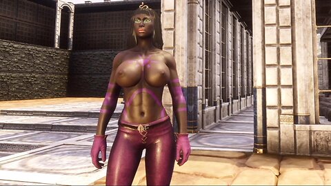 Conan Exiles farming thralls and working on awesome castle