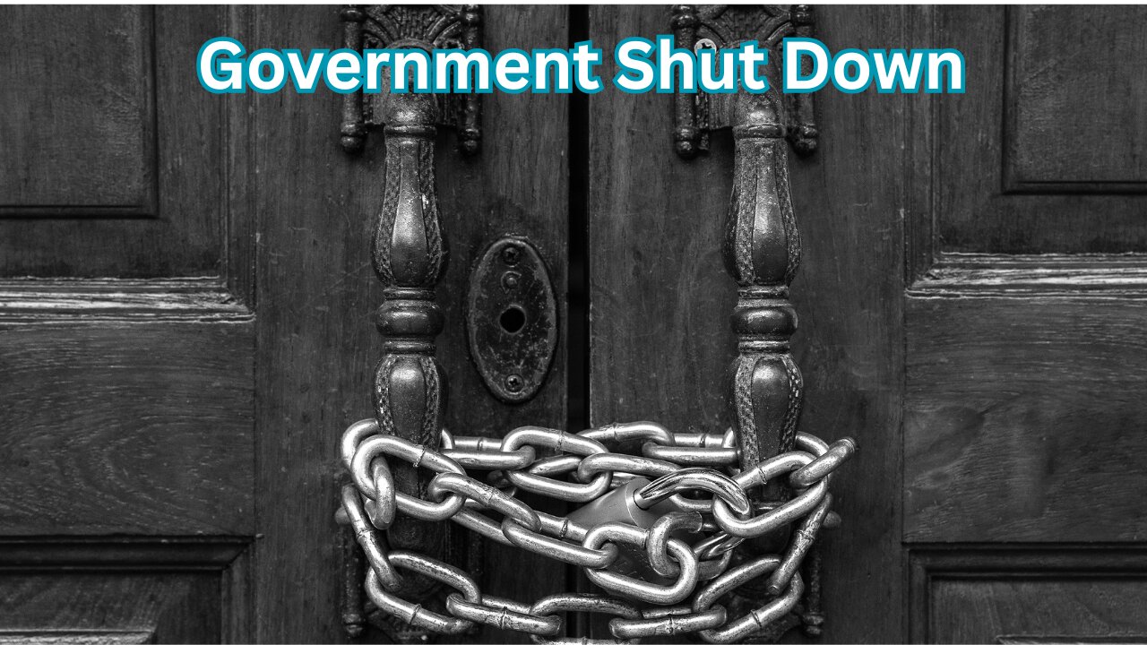 Government Shut Down, why?