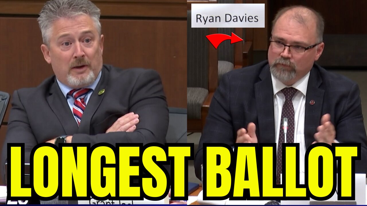 Northern Perspective TESTIFIES In Parliament EXPOSING Longest Ballot Committee!