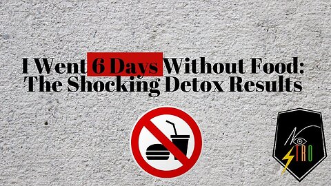 I Went 6 Days Without Food: The Shocking Detox Results 🍍💧