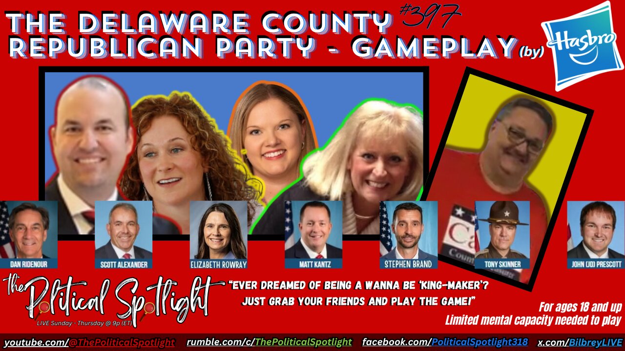 #397 | The Delaware County Republican Party — GAMEPLAY (By Hasbro)! | The Political Spotlight