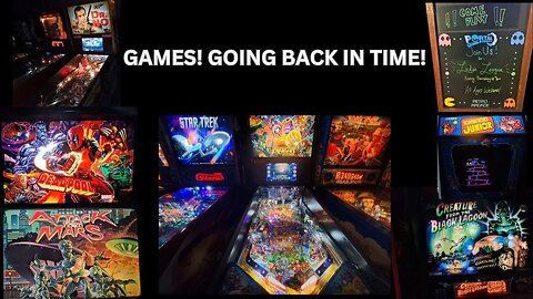 ARCADE & PINBALL GAMES! GOING BACK IN TIME!