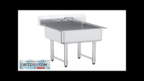 VEVOR Stainless Steel Prep & Utility Sink 1 Compartment Free Standing Small Review