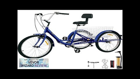 VEVOR Tricycle Adult 24’’ Wheels Adult Tricycle 7-Speed 3 Wheel Bikes Review