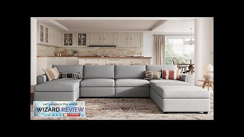 LINSY HOME Modular Sectional Sofa Convertible U Shaped Sofa Couch with Storage Review