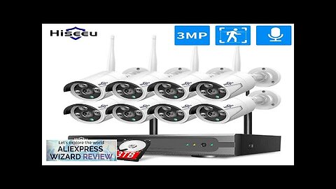 Hiseeu 5MP WIFI Security Camera Kit Human Detection IR Night Vision IP Review