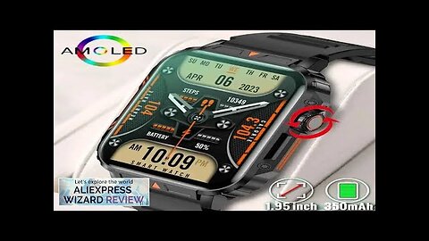 Outdoor Sports Smart Watch 1.95" HD Color Screen Bluetooth Call Smartwatch Health Review