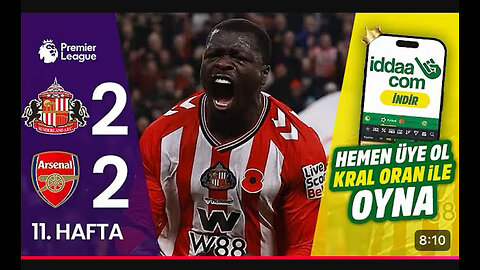 Sunderland AFC vs Arsenal FC game highlights