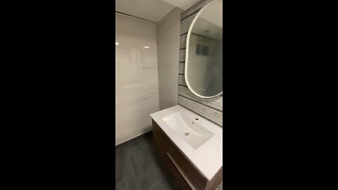 Reel #252 Grout, Vanity. A Mirror, and the Ceiling