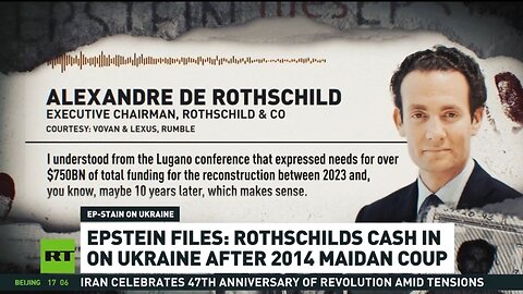 Epsteinovy spisy odhalují napojení Domu Rothschild na Ukrajinu a samotného Epsteina!