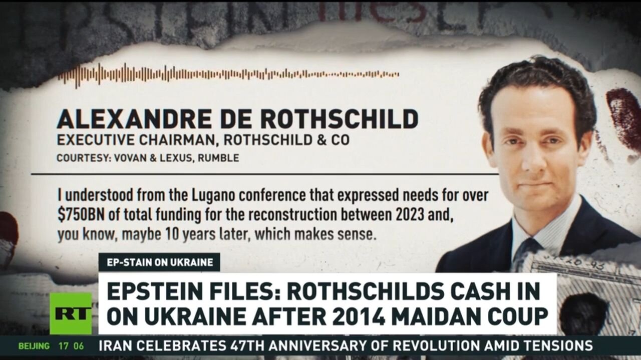 Epsteinovy spisy odhalují napojení Domu Rothschild na Ukrajinu a samotného Epsteina!