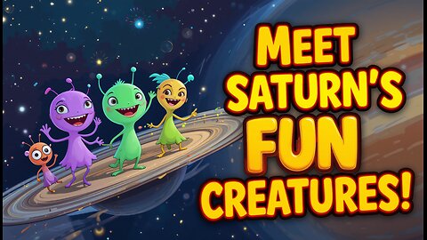 Saturn's Silly Creatures: A Fun Adventure in Space!