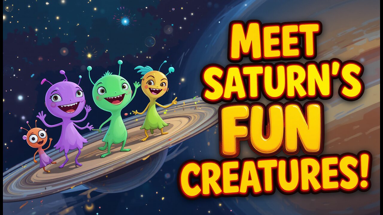 Saturn's Silly Creatures: A Fun Adventure in Space!