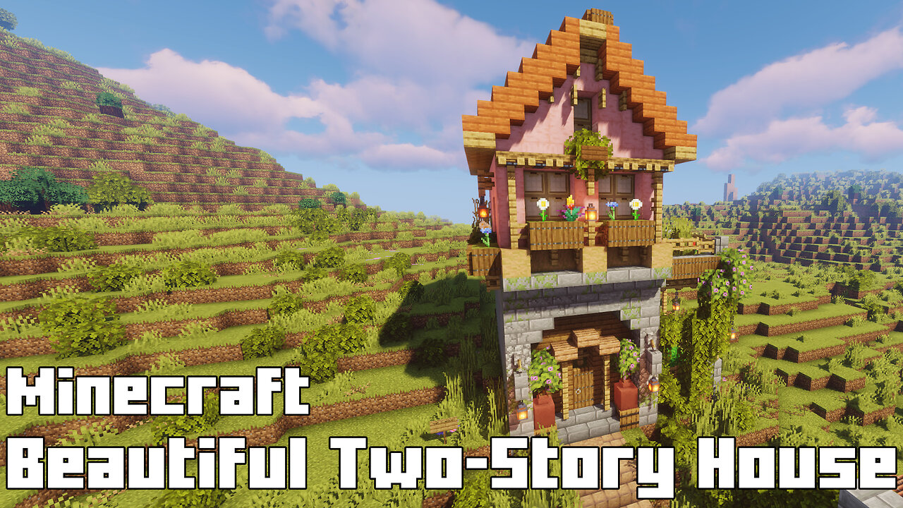 Minecraft Two-Story House - Spacious Living Build