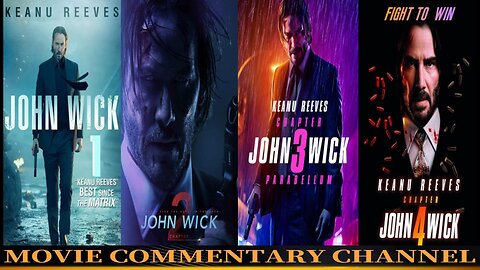 Four"John Wick"｜Keanu Reeves action scenes｜Hot mix commentary｜Don't miss it