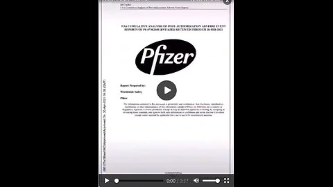 Dies sind die veröffentlichten Pfizer-Dokumente mit den tausenden von Nebenwirkungen