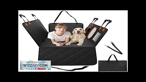 VEVOR 52 x 23.5 in Dog Car Seat Cover for Back Seat Review