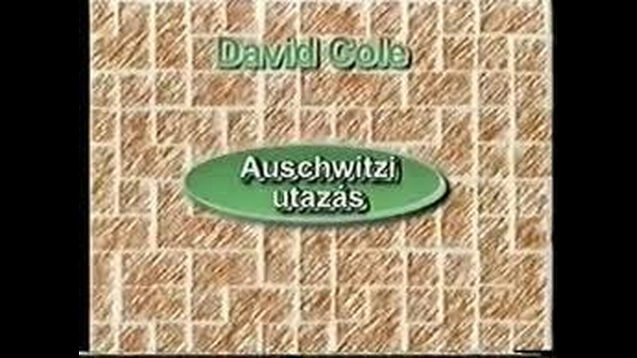 Auschwitzi utazás (David Cole dokumentum filmje)