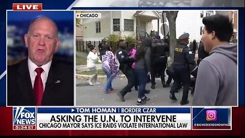 Border Czar: Chicago Mayor Asking UN to Interfere with U.S. Law Proves He’s Not that Smart