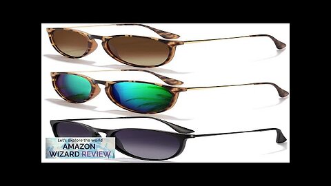 CHBP Sunglasses Womens Men Polarized UV Protection Trendy Vintage Retro Round Mirrored Review